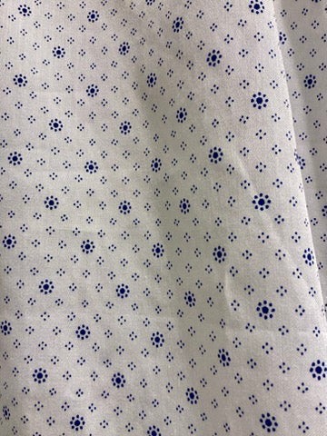 Damen Bluse mit blauem Blümchen