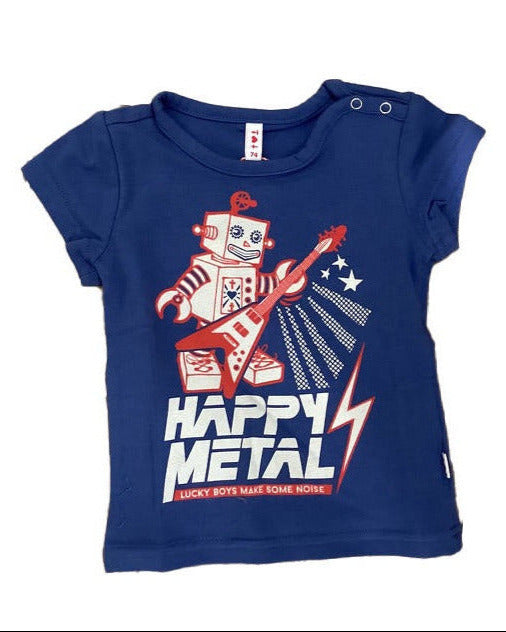 Baby Shirt Happy Metal