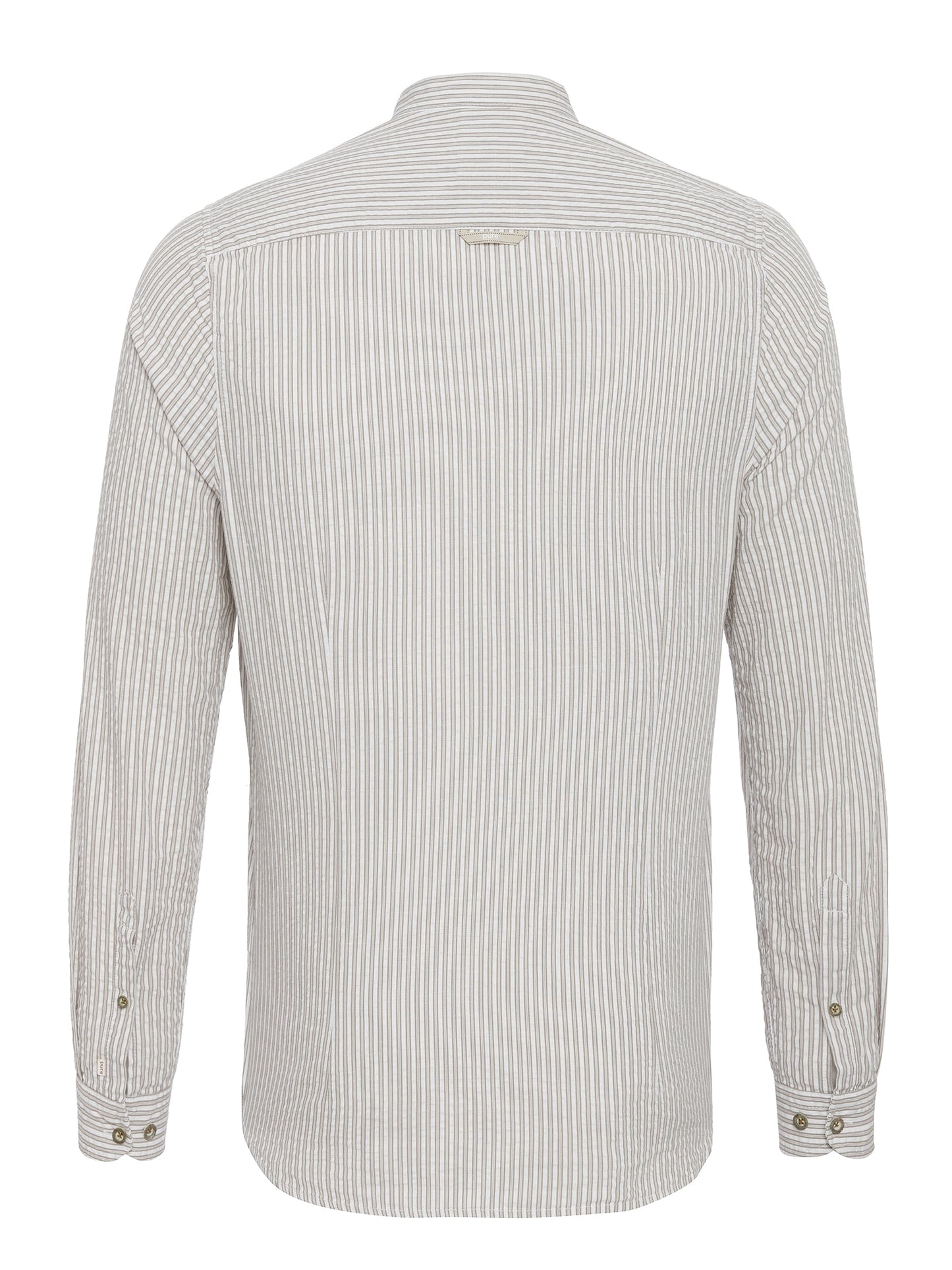 Herren Hemd Streif Braun