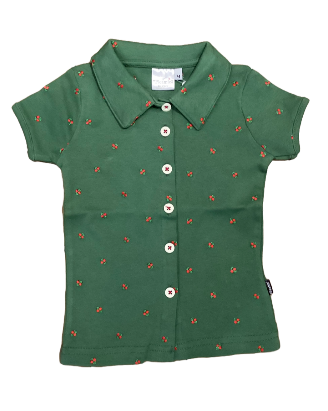 Pleamle Baby Polo Olive
