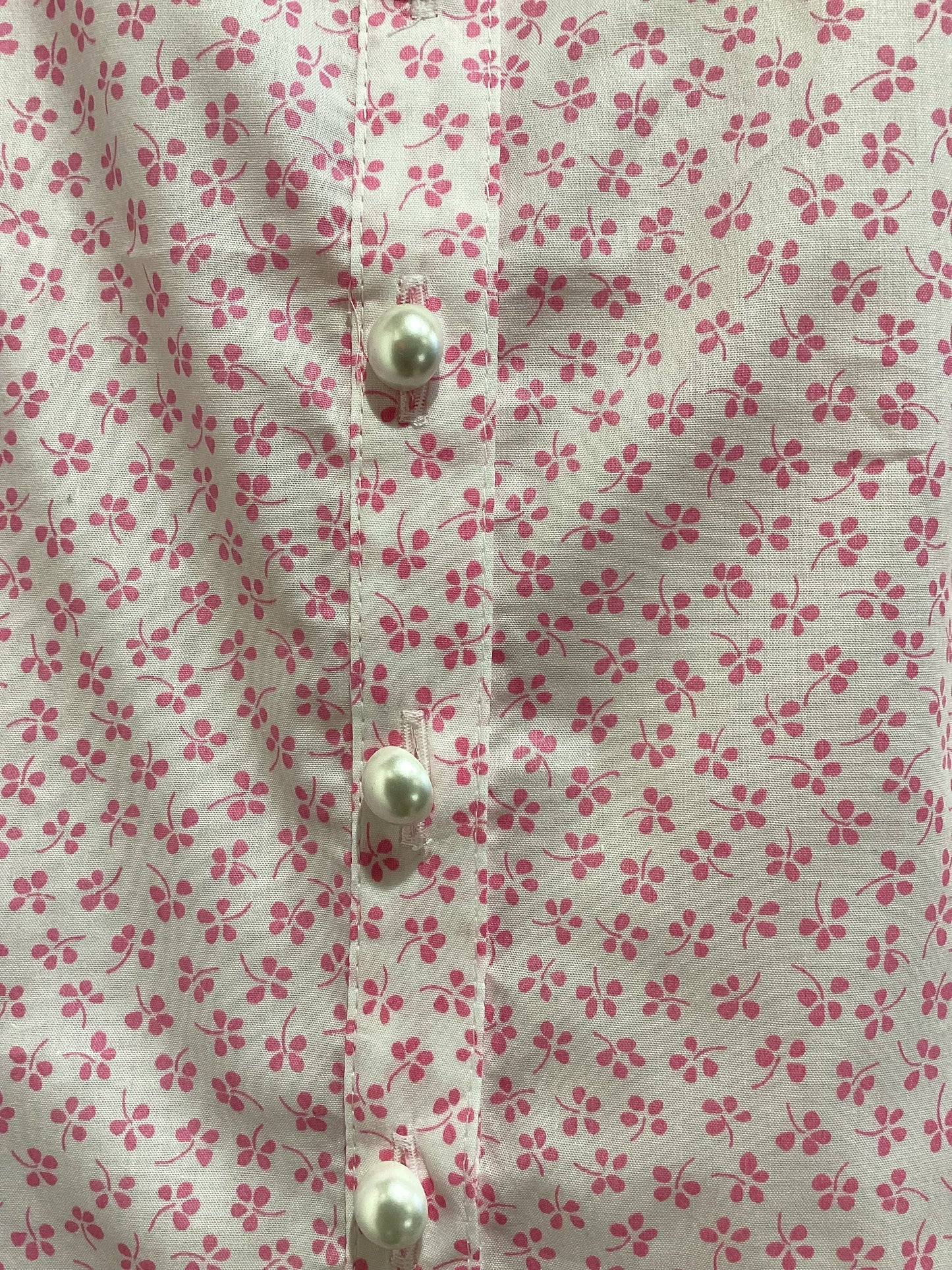 Damen Bluse Rosa Blümchen