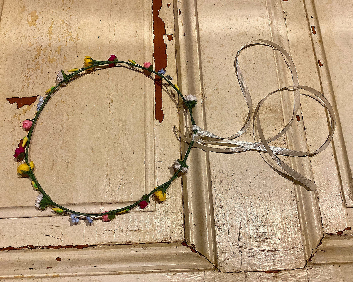 Rasp Blüten Girlande bunt