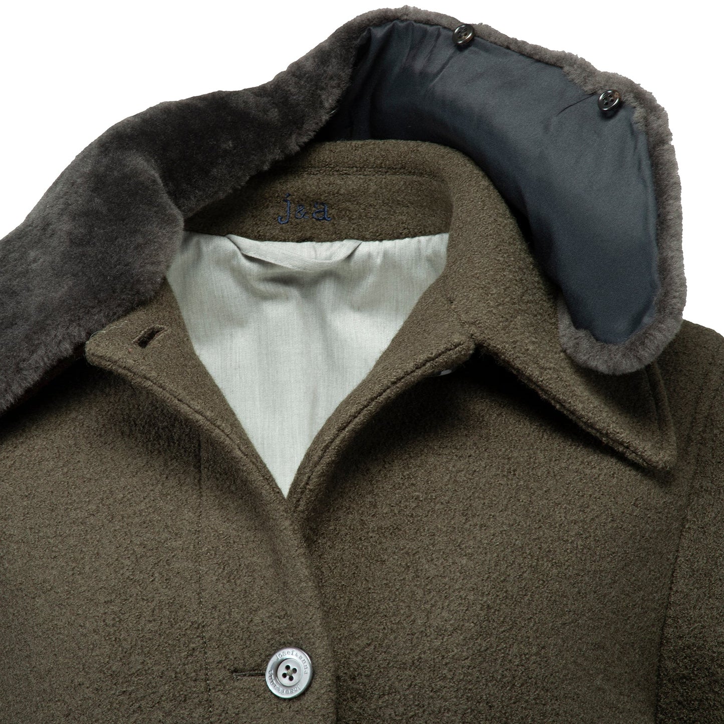 josef & anna Shearling Coat Chantal