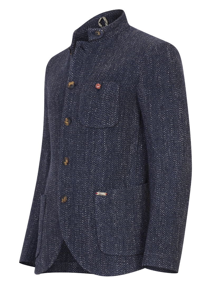 Luis Trenker Fischgrat Blazer Lusandro