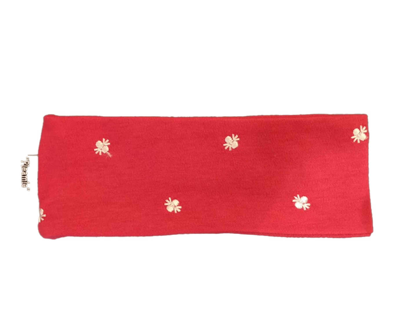 Kinder Stirnband Magenta/Weiß