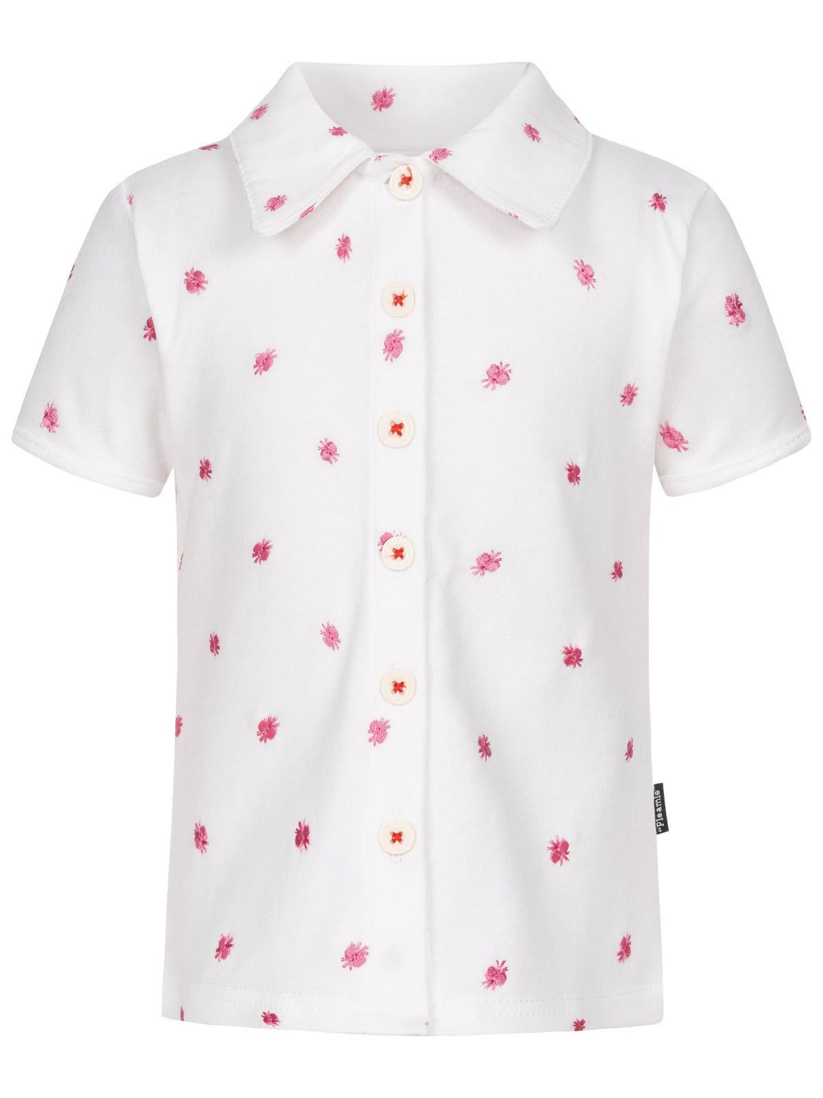 Baby Polo Weiß/Pink
