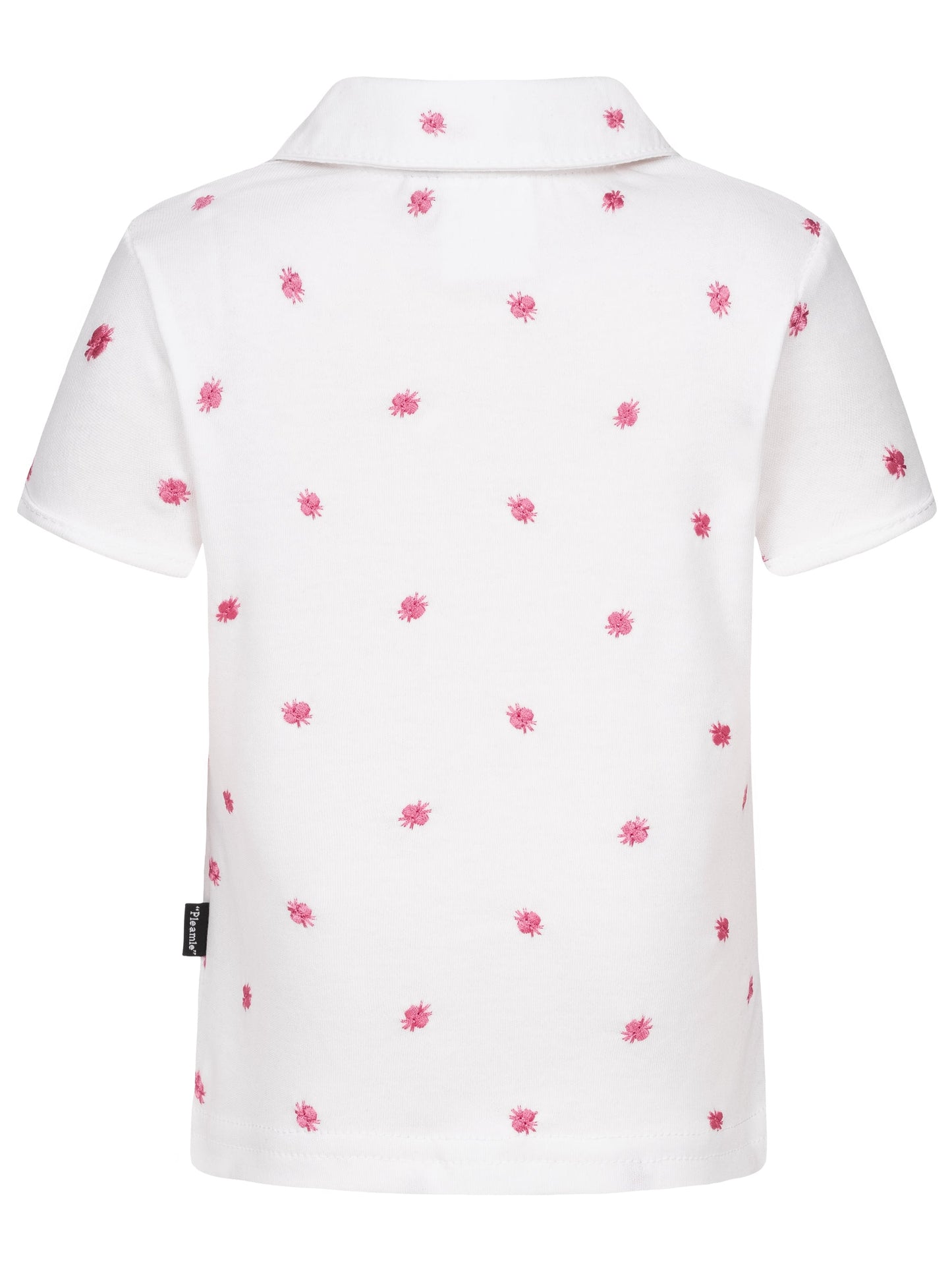 Baby Polo Weiß/Pink