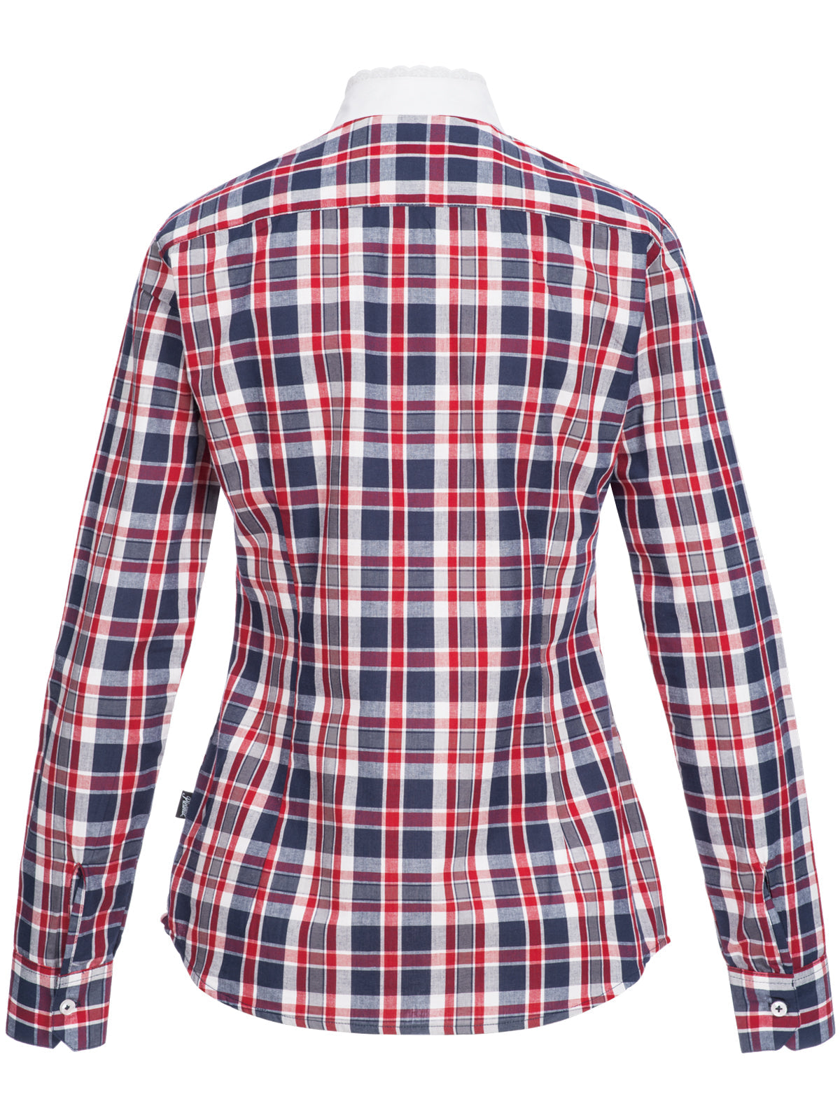 Damen Bluse Langarm Air Karo