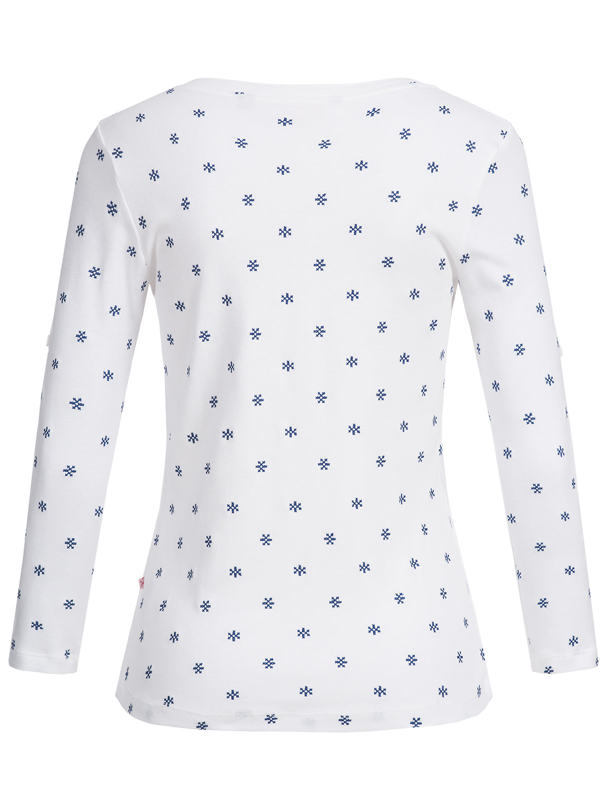 Pleamle Damen Kreuzstick Shirt All Over 3/4 Arm