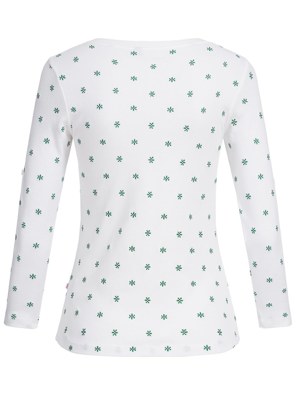 Pleamle Damen Kreuzstick Shirt All Over 3/4 Arm