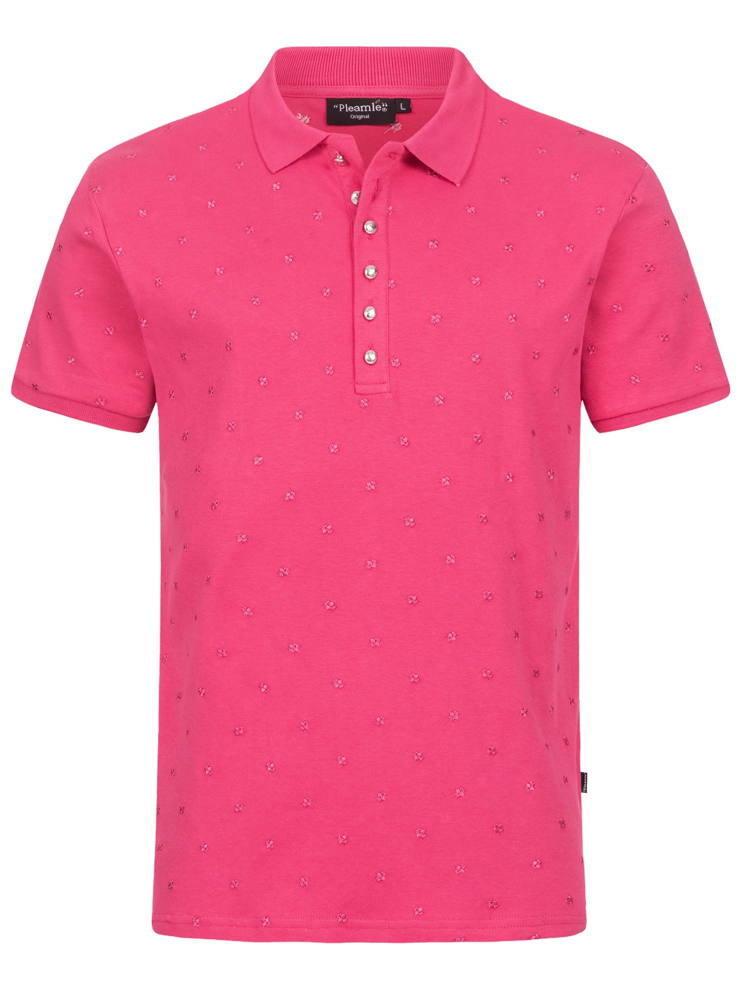 Herren Polo Magenta
