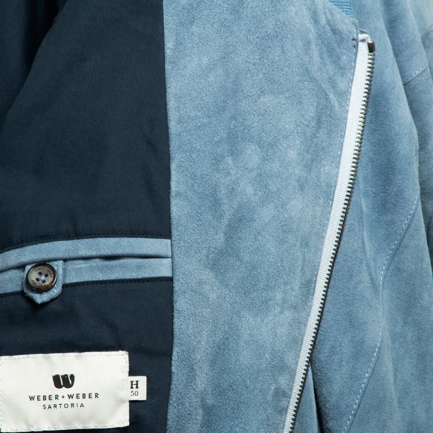 Herren Vintage Suede Bomber