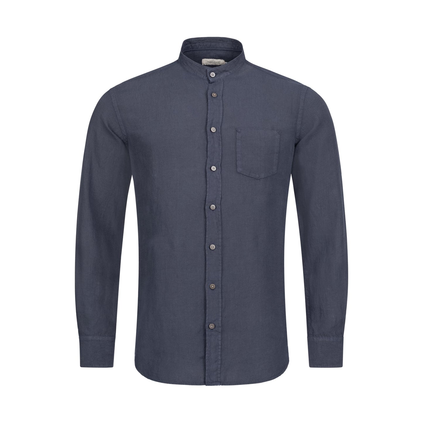 Herren Linen Collar Shirt