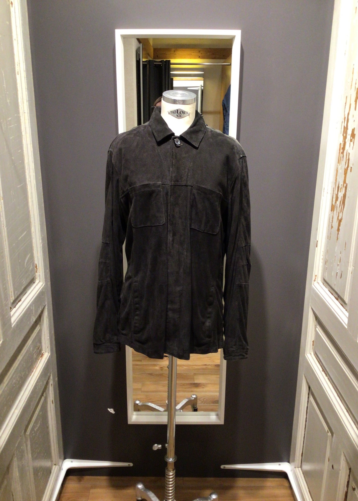 Light Vintage Suede Overshirt