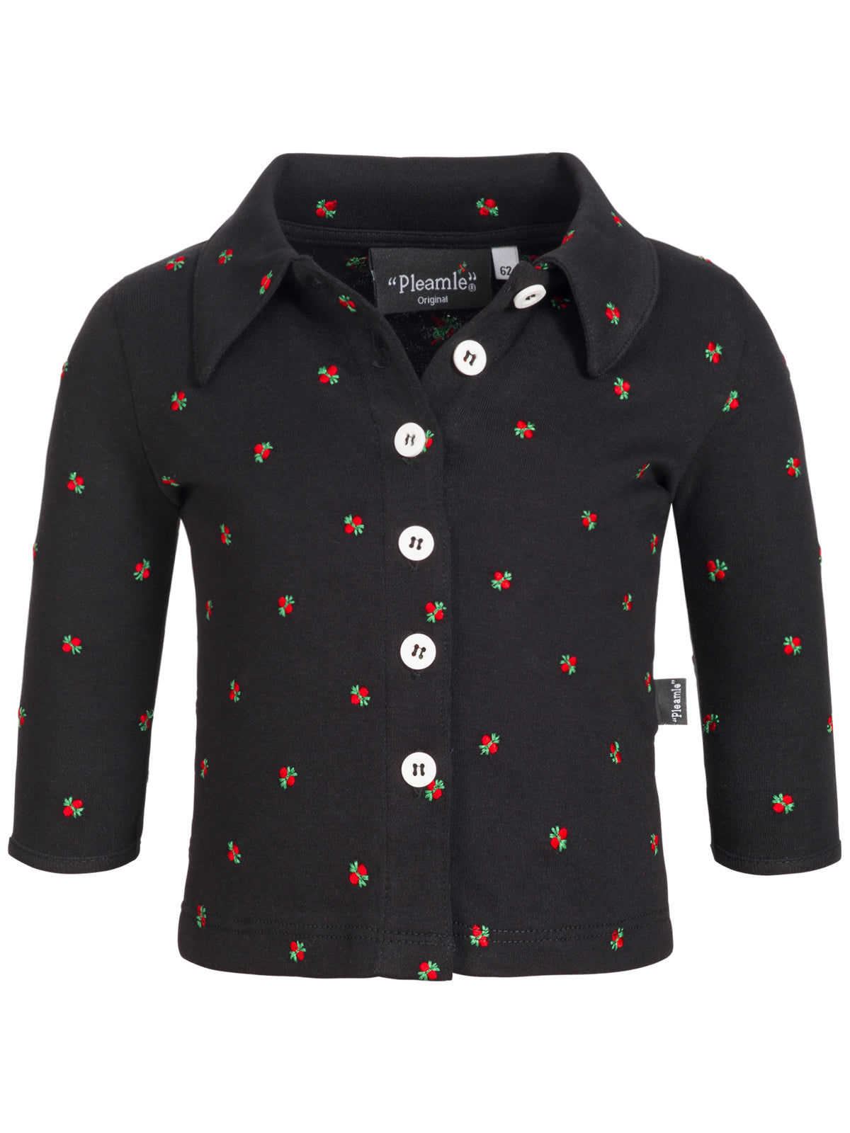 Pleamle Baby Body Langarm Original schwarz