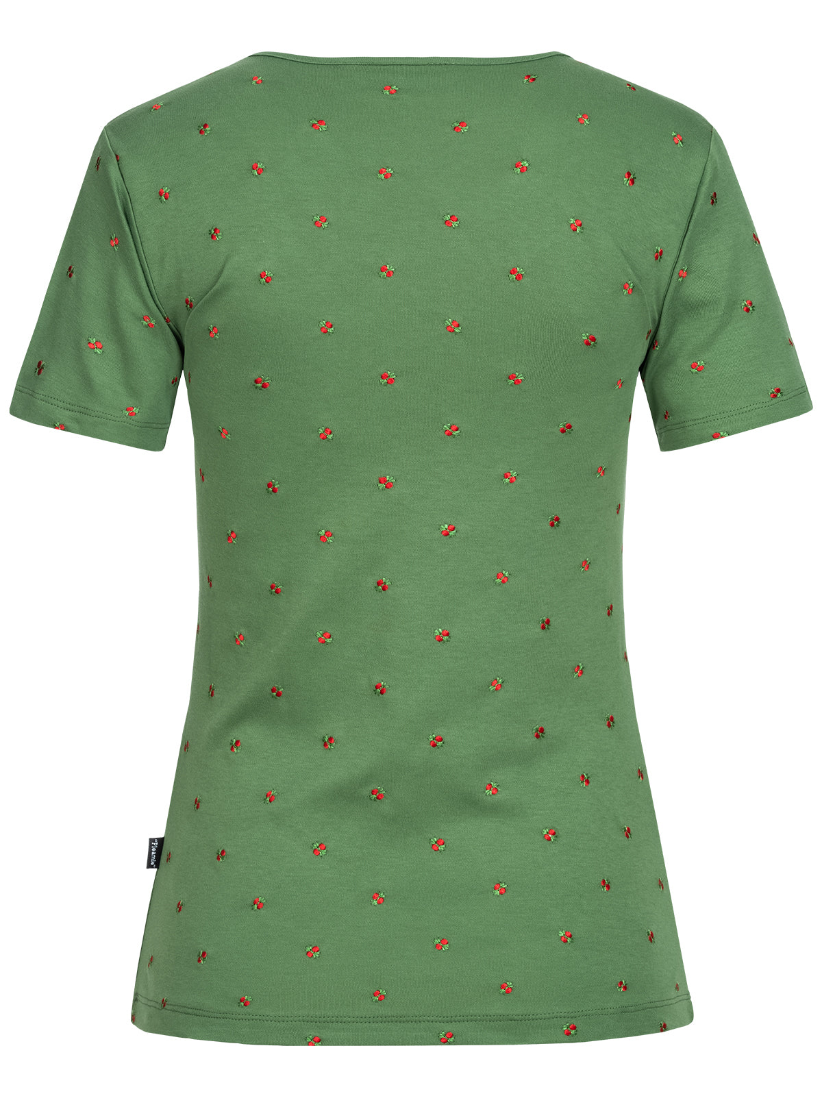 Pleamle Damen Shirt Herzausschnitt Olive