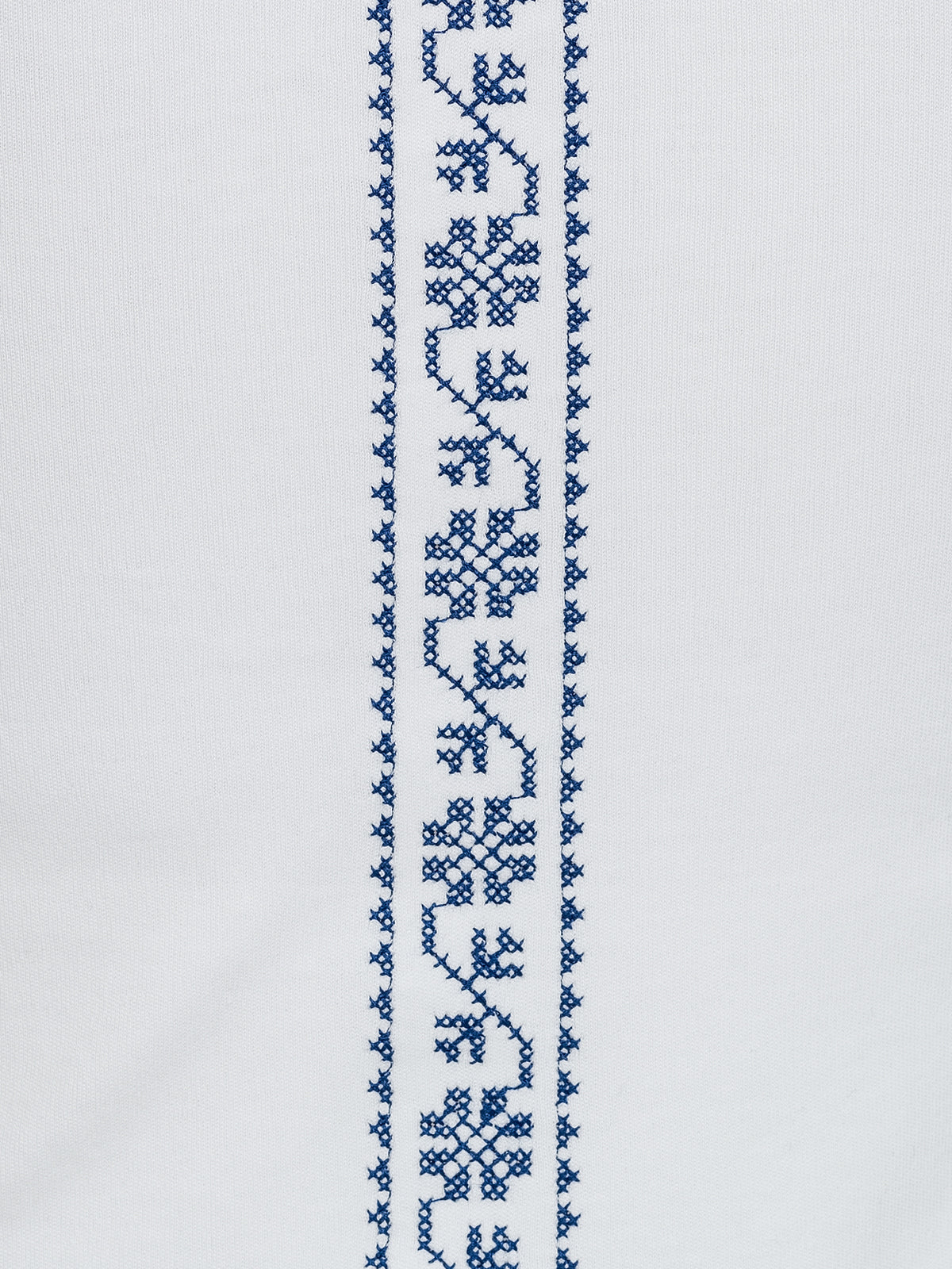 Pleamle Damen Shirt Kreuzstich Schmetterling Blau