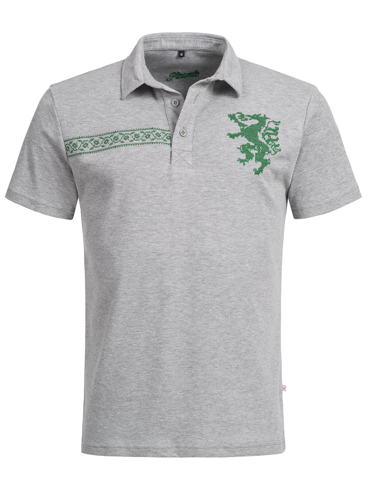 Pleamle Herren Polo Kreuzstich Panther