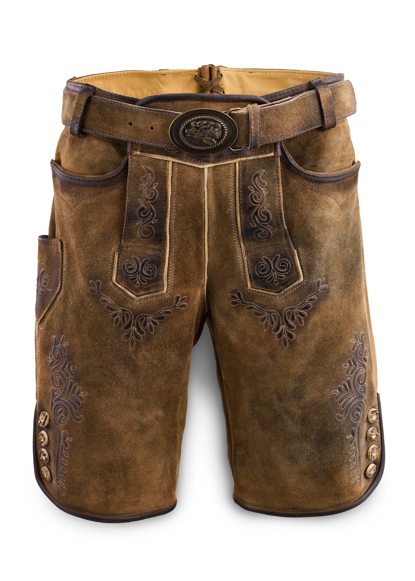 Herren Lederhose Rolli Zirbe