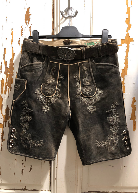 Country Line Herren Lederhose dunkel