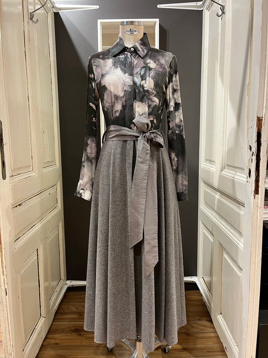 M. Feyrsinger Kleid Grau