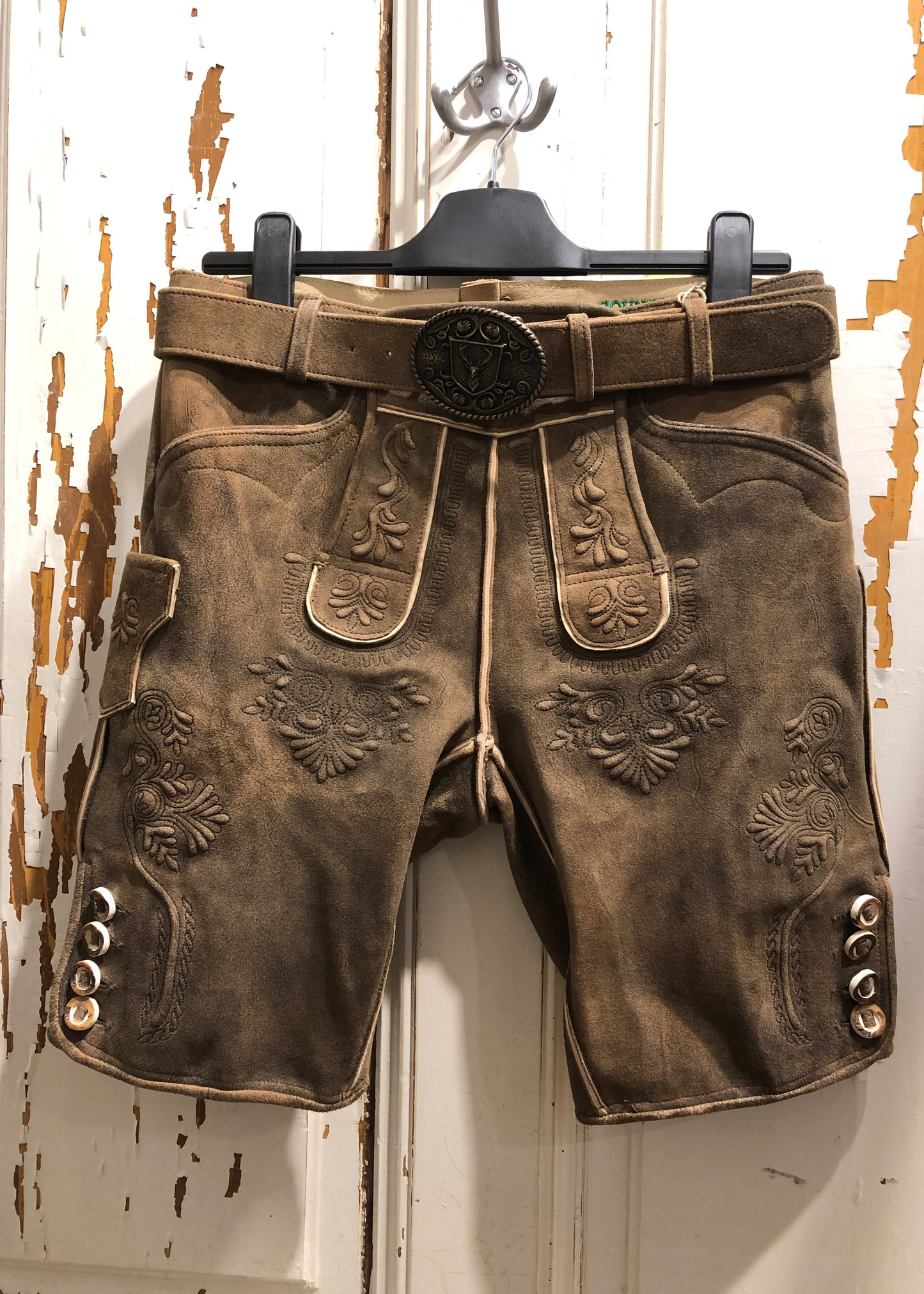 Country Line Herren Lederhose hell