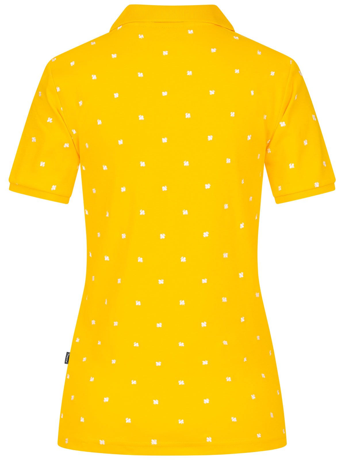 Pleamle Damen Polo Kurzarm Gelb