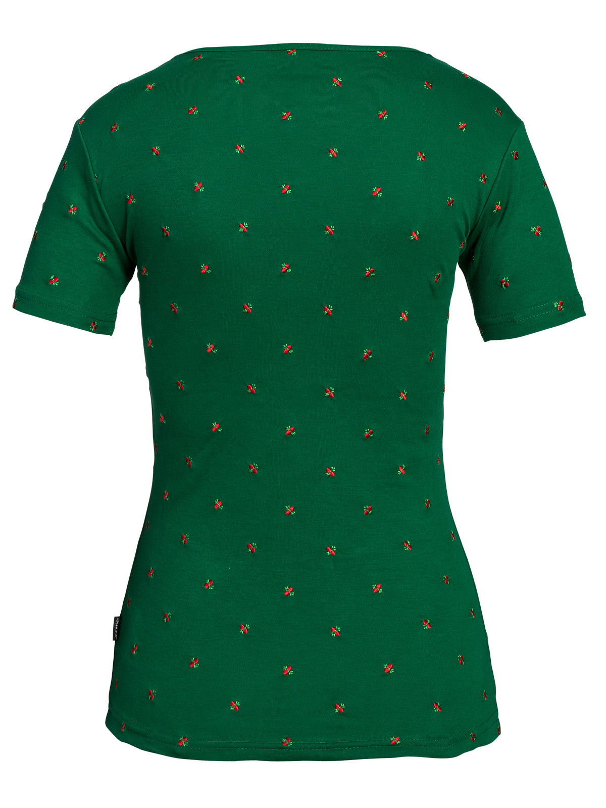 Pleamle Damen Shirt Herzausschnitt Grün