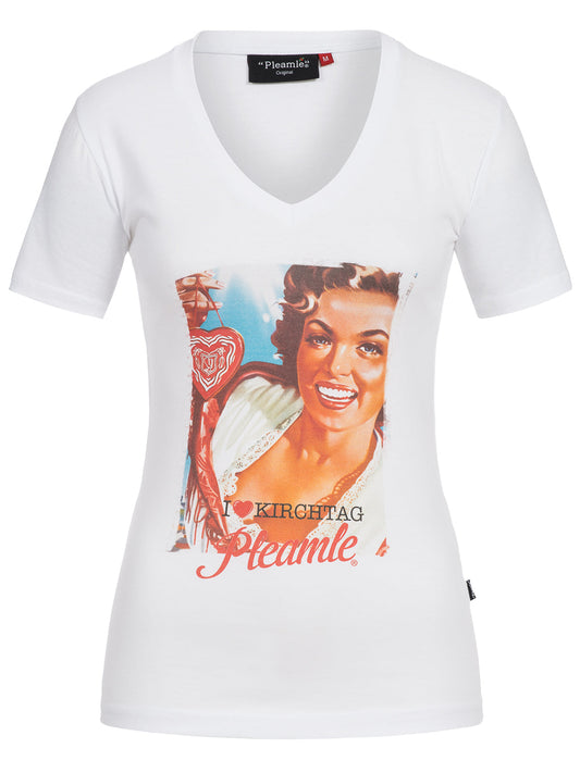 Damen Shirt I love Kirchtag
