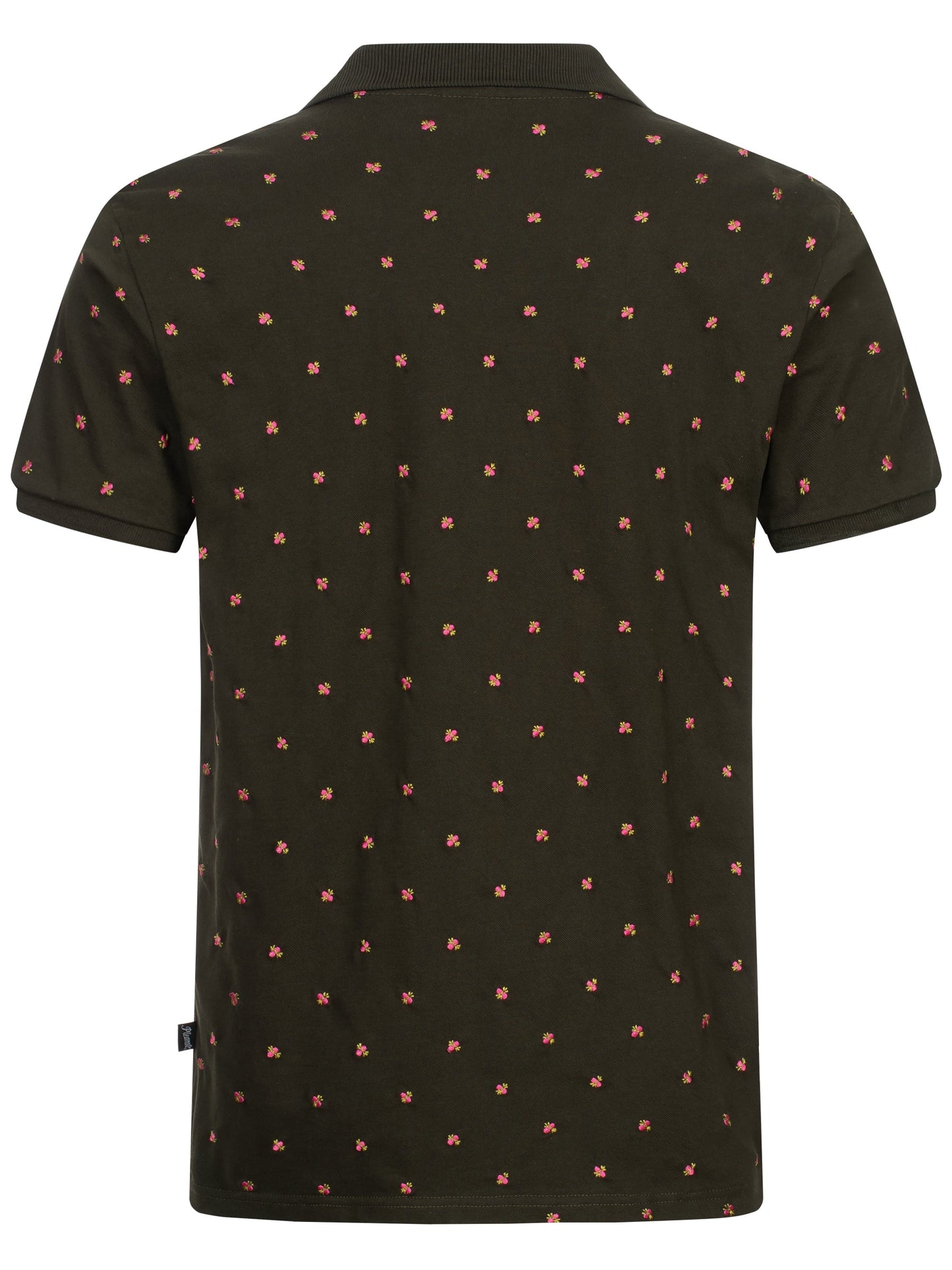 Pleamle Herren Polo BW Pique Elasthan Olive