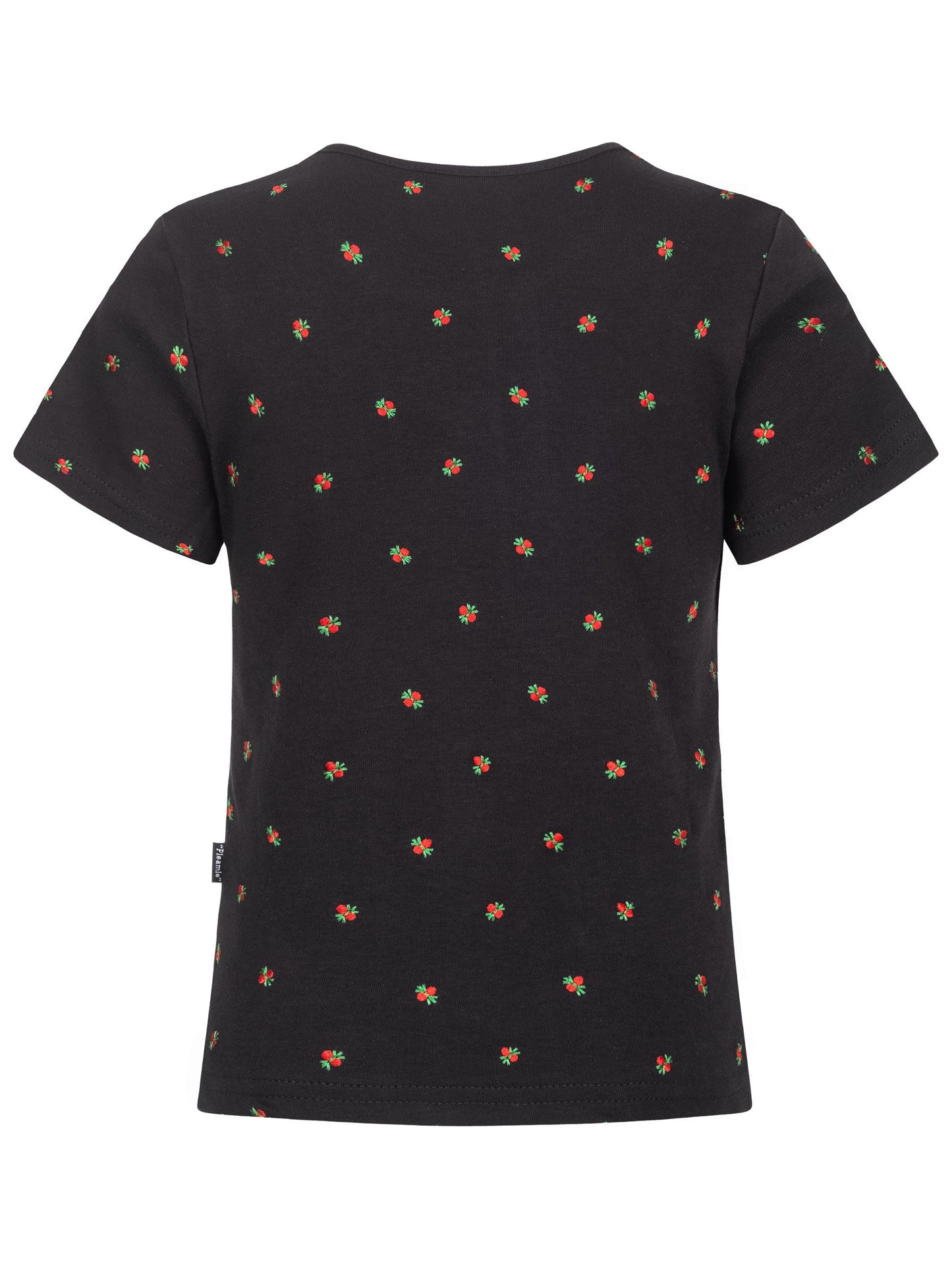 Pleamle Kinder Shirt Schwarz