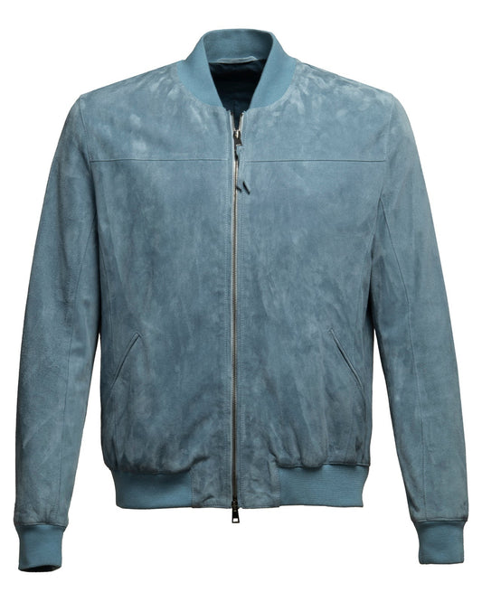 Herren Vintage Suede Bomber