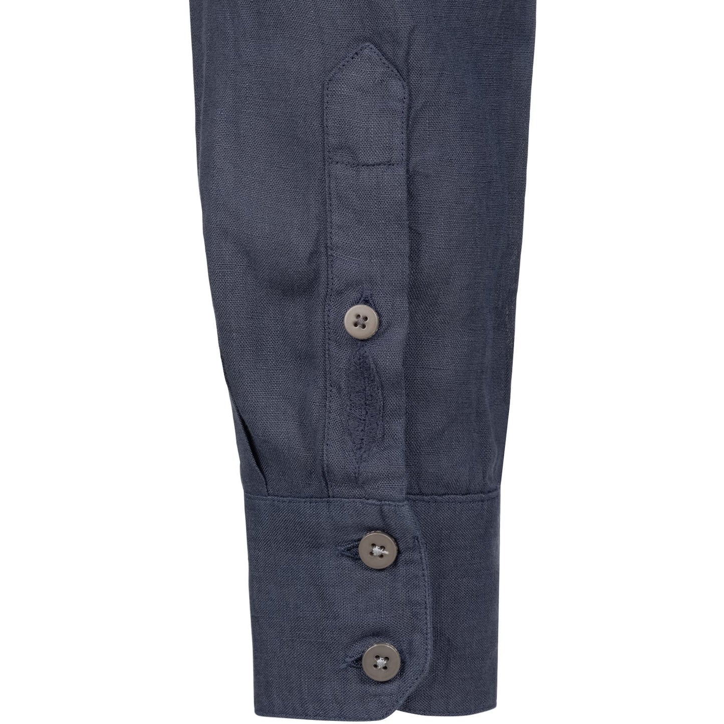 Herren Linen Collar Shirt